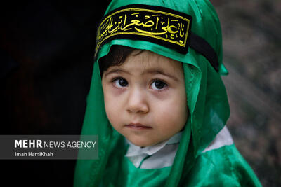 برگزاری مراسم شیرخوارگان حسینی در بدره