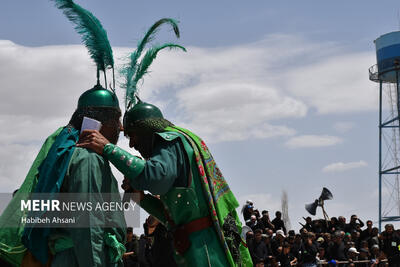 آئین تعزیه در شهر خرم‌آباد اجرا می‌شود