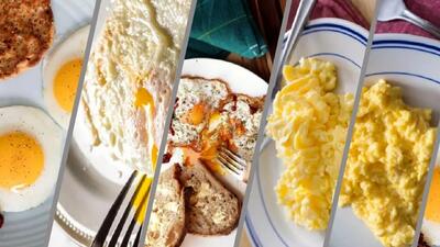 دو دستور غذایی آسان و مقوی با تخم مرغ برای صبحانه!