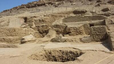 کشف معبد ۵۰۰۰ ساله و بقایای اسکلت انسان زیر تپه‌ای شنی‌ در پرو