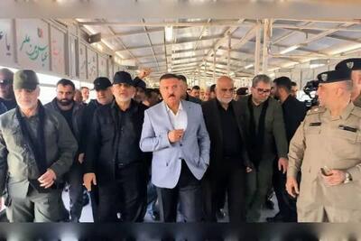 بازدید وزیران کشور ایران و عراق از پایانه مرزی شلمچه