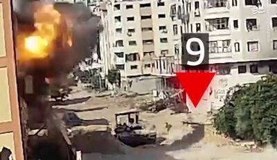 فیلم/ صحنه‌هایی از عملیات قسام در نوار غزه