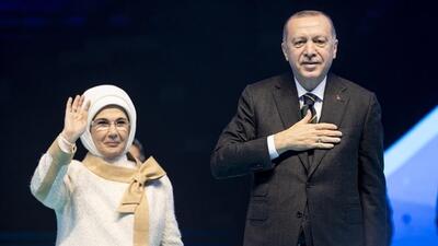 عکس| مراسم عروسی اردوغان و همسرش