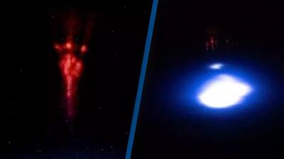 (عکس) این شایعه نیست؛ ایستگاه فضایی بین‌المللی نورهای عجیبی در جو زمین دیده است