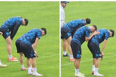 عکس؛ خستگی شدید بازیکنان در تمرینات آنتونیو کونته