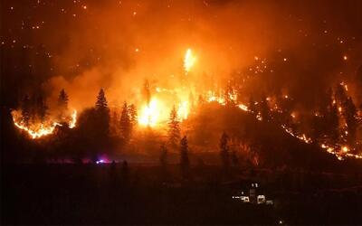 آتش‌سوزی ۱۰ هزار هکتار از جنگل‌های شمال شرق کانادا را فرا گرفت