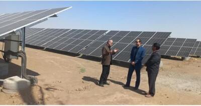 نخستین نیروگاه خورشیدی در جوین خراسان وارد مدار شد