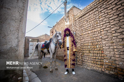 آیین تعزیه‌خوانی در روستای حصارخروان قزوین