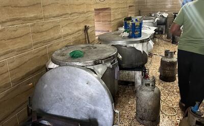 طبخ و توزیع غذای نذری به مناسبت ایام محرم در ماسوله