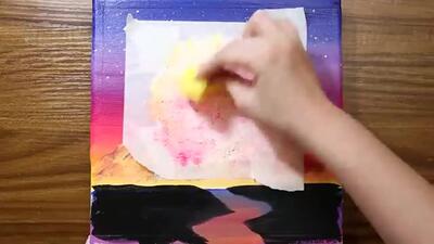 (ویدئو)  یک روش آسان برای نقاشی کشیدن حرفه ای به روش نقاش کره ای