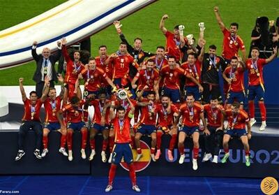 اسپانیا قهرمان یورو ۲۰۲۴ و رکورددار شد؛ انگلیس نحس!