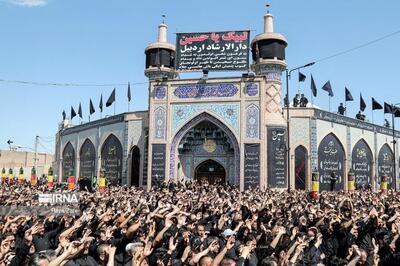 اجتماع عظیم عزاداران تاسوعای حسینی در اردبیل برگزار شد