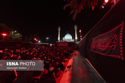 عزاداری شب تاسوعا در امامزاده طاهر کرج