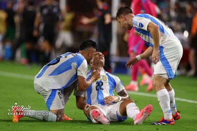 ویدیو گل قهرمانی آرژانتین مقابل کلمبیا/ لائوتارو منجی مسی شد!