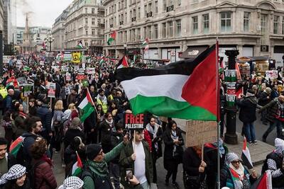 ادامه تظاهرات در اقصی نقاط جهان در حمایت از فلسطین