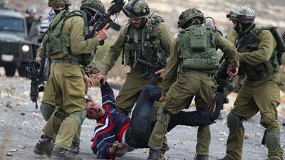 دستگیری غیرنظامیان فلسطینی در یورش صهیونیست‌ها