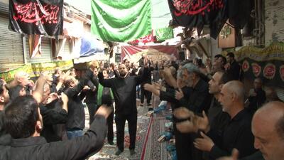 شور حسینی بازار زرگرهای همدان را فرا گرفت