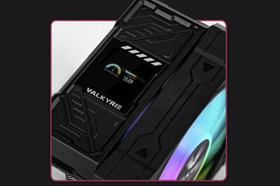 خنک‌کننده ارزان‌قیمت جدید Valkyrie نمایشگر LCD و نورپردازی دارد - زومیت