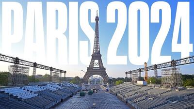 تایم‌لپس دیدنی از ساخت یک استادیوم المپیک پاریس (فیلم)
