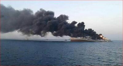 فیلم حمله یمن به تانکر نفت خام «Chios Lion» در دریای سرخ
