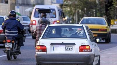 ممنوعیت پوشش پلاک وسیله نقلیه/ نرخ جریمه: 400 هزار تومان
