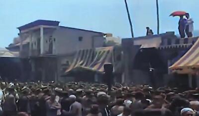 (ویدئو) فیلم رنگی شده عزاداری عاشورا در سبزه میدان تهران سال ۱۳۱۰
