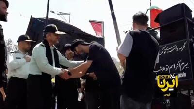 فیلم | امنیت سازان عزاداری سالار شهیدان در قزوین