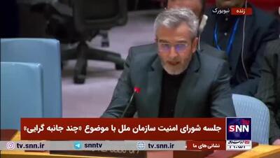 سرپرست وزارت خارجه ایران در جلسه شورای امنیت: