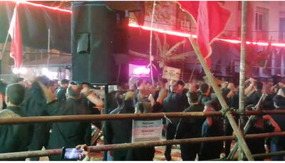 برگزاری مراسم عزاداری شب عاشورای حسینی در ارومیه