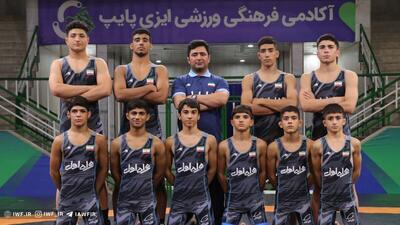 قهرمانی ایران با کسب ۳ مدال طلا، ۲ نقره و ۲ برنز در کشتی فرنگی نونهالان آسیا