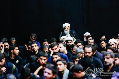 گزارش تصویری: مراسم عزاداری عاشورای حسینی با حضور آیت الله کریمی جهرمی | خبرگزاری بین المللی شفقنا