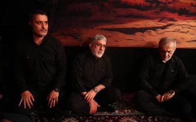 پزشکیان و سردار قاآنی در مهدیه امام حسن مجتبی(ع)+عکس