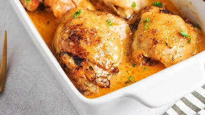 دستور پخت مرغ زعفرانی | با مرغ، سس مایونز و عصاره مرغ یک غذای خوشمزه درست کن