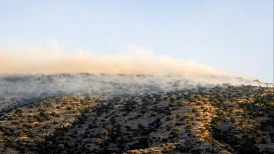 اعزام بالگرد برای مهار آتش سوزی گسترده در منطقه «شیره زول» ایلام