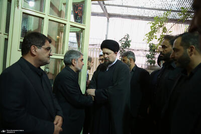 مراسم تشییع مرحوم حجت الاسلام والمسلمین حسین هاشمیان در حسینیه جماران -1