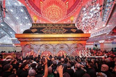 تصاویری از عزاداری روز عاشورا در حرم امام حسین (ع) | خبرگزاری بین المللی شفقنا