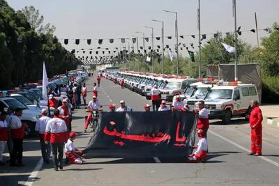 خدمت‌رسانی هلال‌احمر به زائران