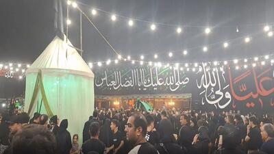 نگاهی به مراسم شام غریبان سالار شهیدان در امامزاده عبدالله آمل + فیلم