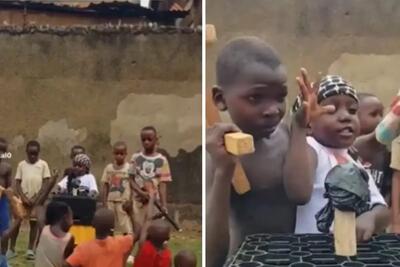 ویدیو / شوخی با ترور ترامپ توسط کودکان آفریقایی