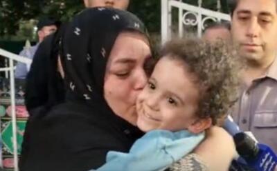 ویدیو / لحظه بازگشت آرین سه ساله به آغوش خانواده