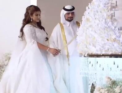 ویدیوی جشن عروسی دختر حاکم دبی که همسرش را سه طلاقه کرد