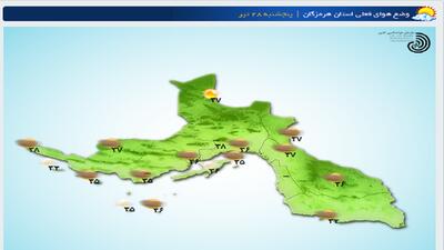 افزایش باد  جنوب شرقی در بخش‌هایی از دریای عمان، تنگه هرمز