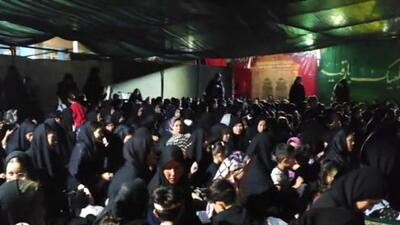 مهاجرین افغانستانی در عزای حسینی + فیلم