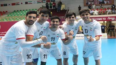 سومین برد متوالی هندبالیست‌های جوان ایرانی در مسابقات قهرمانی آسیا