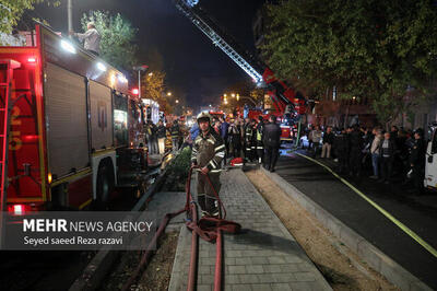 جزئیات آتش‌سوزی در بیمارستان شریعتی تهران