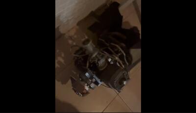 (ویدئو)  کشف موتور پهپاد یمنی «یافا» در یک منزل مسکونی در تل‌آویو