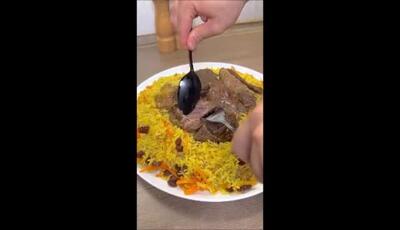 طرز تهیه قابلی پلو افغانی با گوشت گوسفند