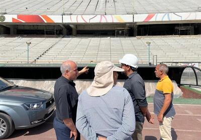 تاج در بازدید از آزادی: ورزشگاه باید تا آخر مرداد آماده شود - تسنیم