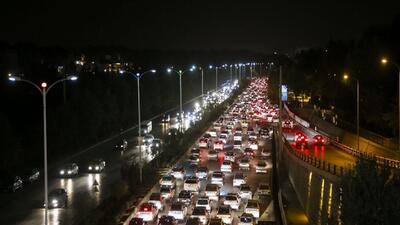 ترافیک در آزادراه قزوین - کرج سنگین شد