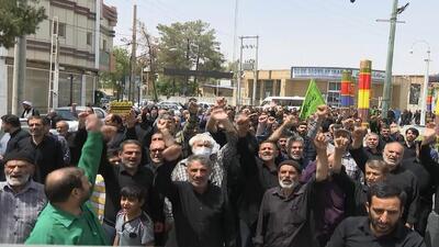 راهپیمایی نمازگزاران اصفهانی در حمایت از مردم غزه